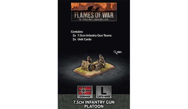 Flames of War GE: V4: 7,5cm Infantry gun (x2)