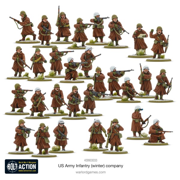 US Army Winter Infantry (Plastic) - Bolt Action