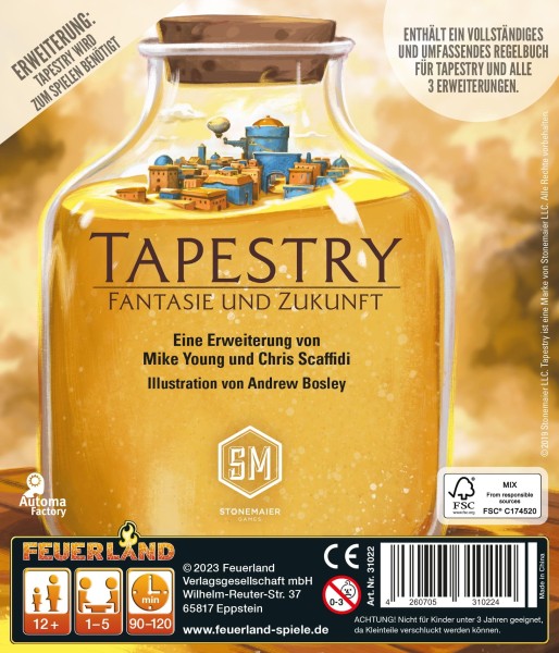 Tapestry: Fantasie und Zukunft (Erweiterung)