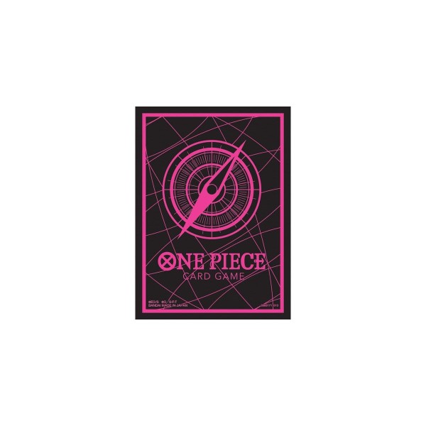 One Piece Card Game - Official Sleeve 6 - Black & Pink (70 Kartenhüllen)